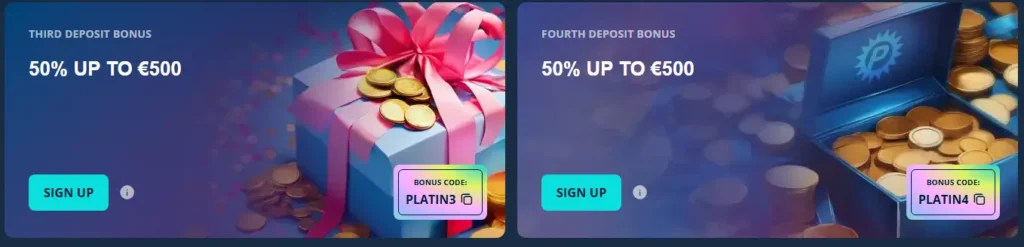 bono VIP PlatinCasino